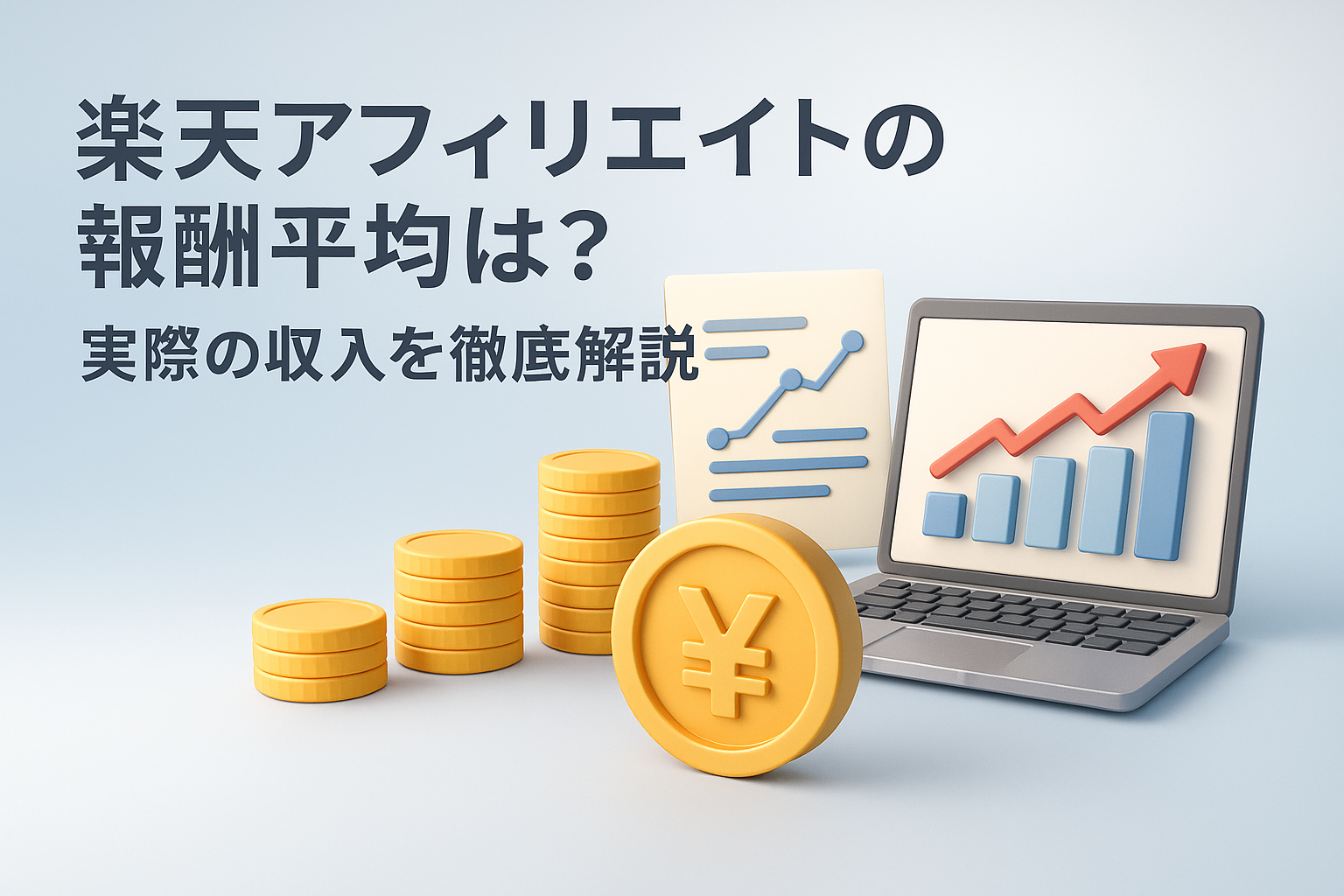 楽天アフィリエイトの報酬平均は？実際の収入を徹底解説