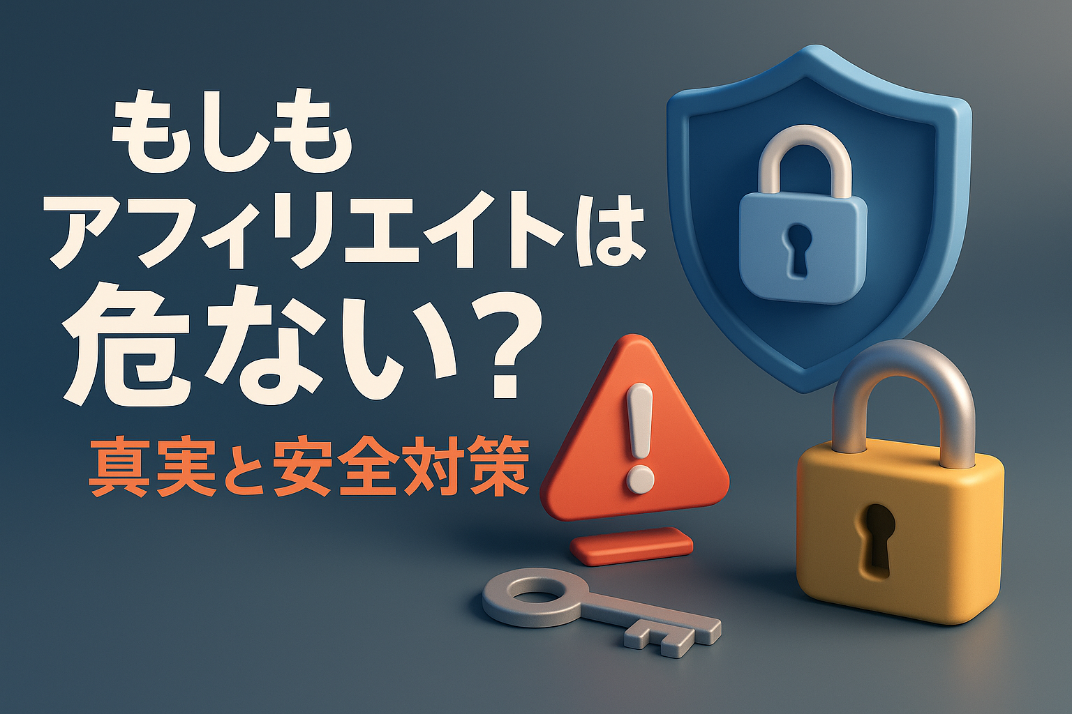 もしもアフィリエイトは危ない？真実と安全対策