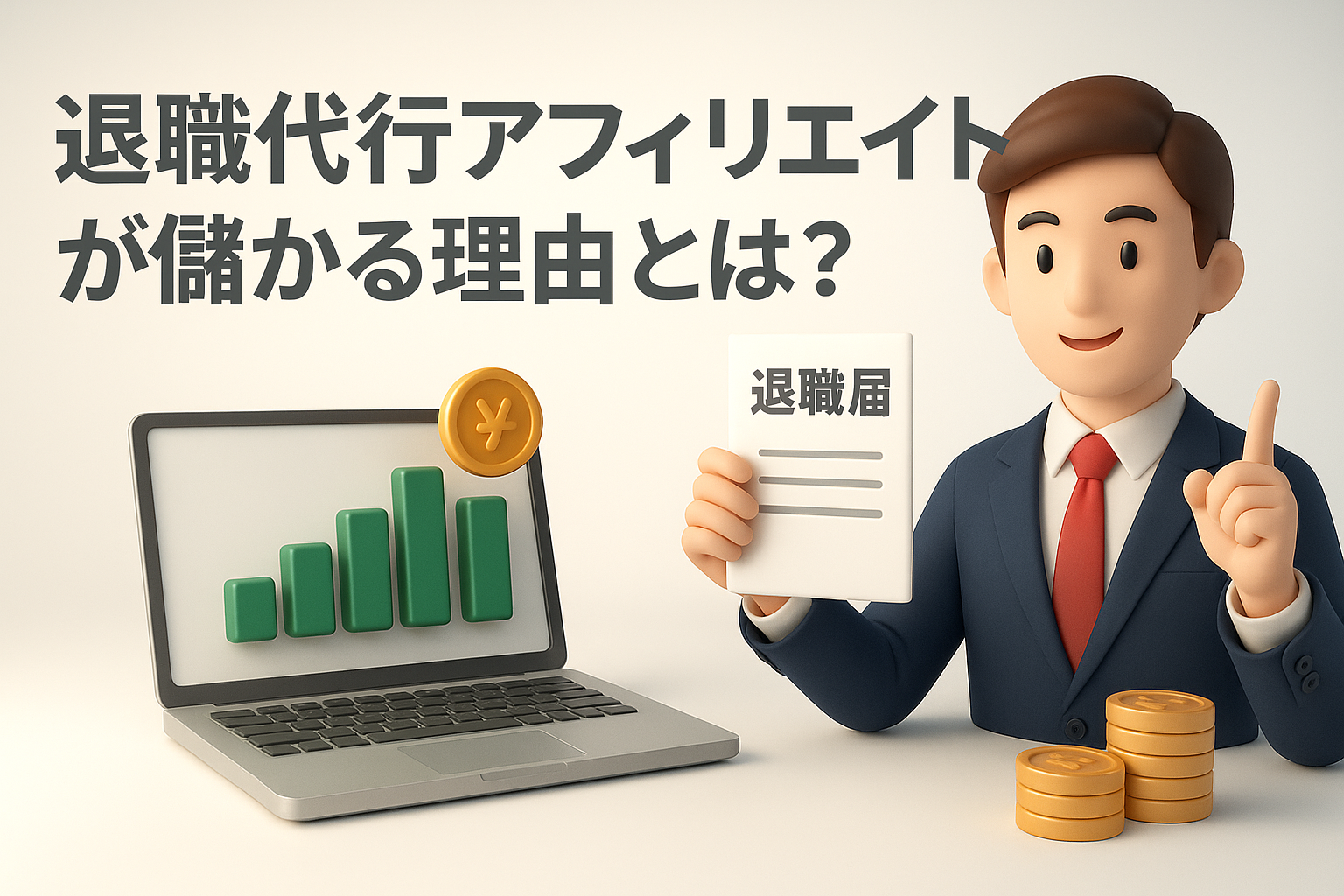 退職代行アフィリエイトが儲かる理由とは？
