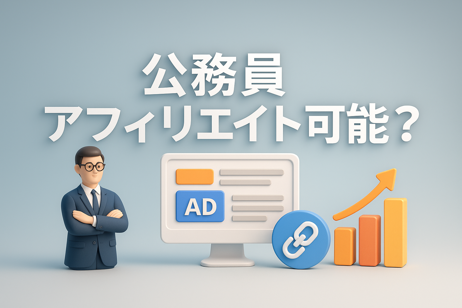 公務員アフィリエイト可能？