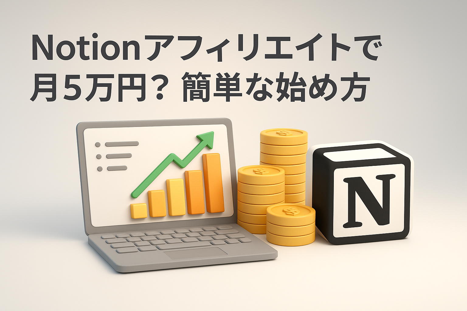 Notionアフィリエイトで月5万円？簡単な始め方