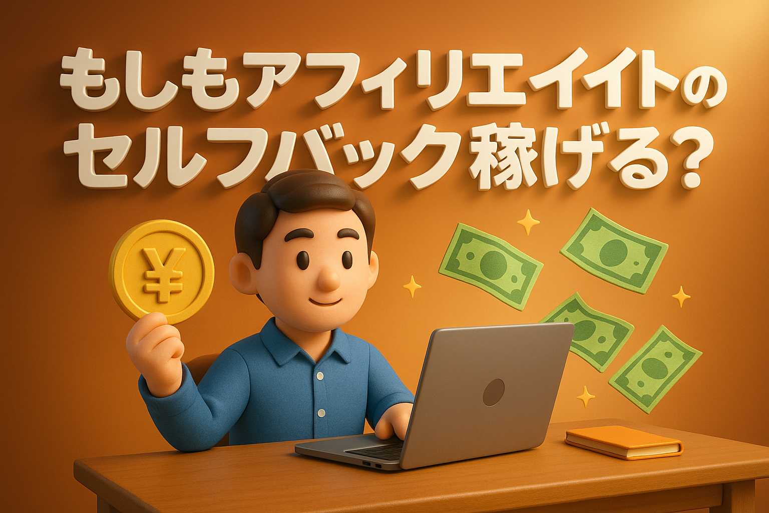 もしもアフィリエイトのセルフバックで稼げる？