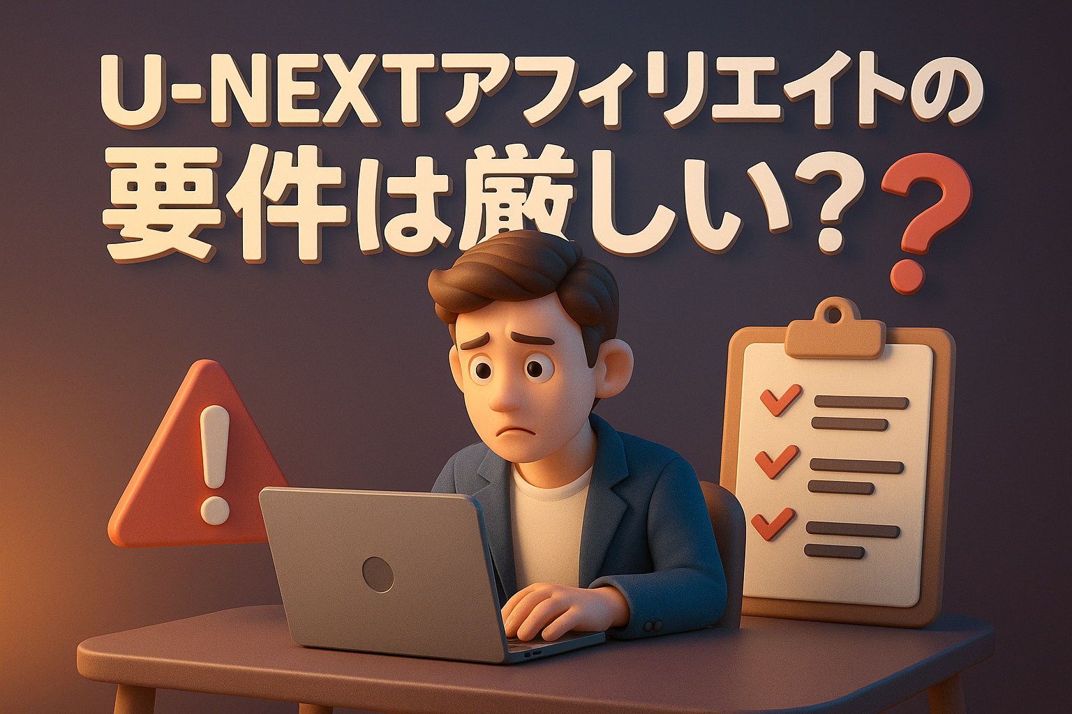 U-NEXTアフィリエイトの要件は厳しい？