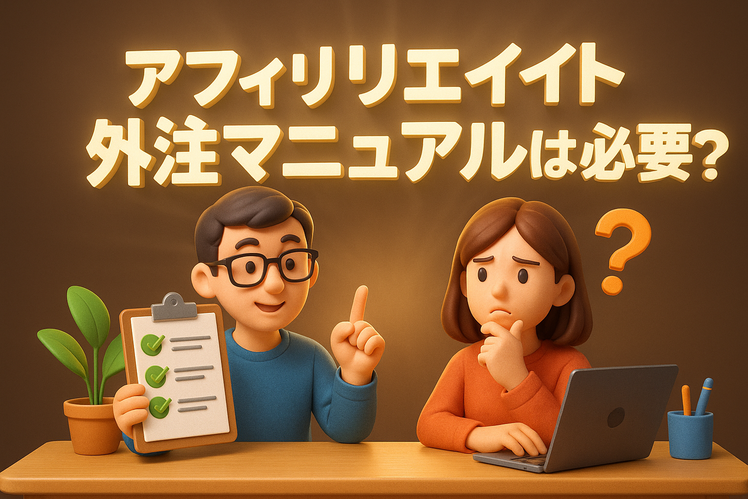 アフィリエイト外注マニュアルは必要？